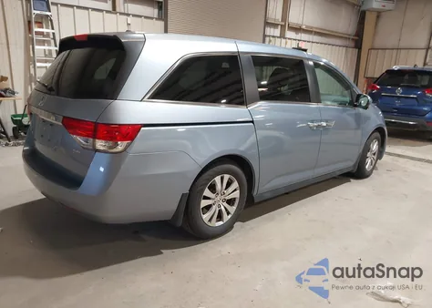 2014 Honda Odyssey Ex-L z USA, uszkodzony, nr VIN 5FNRL5H67EB073315